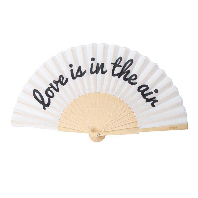 Abanico Fisura Love is in the Air Blanco - Imagen 1
