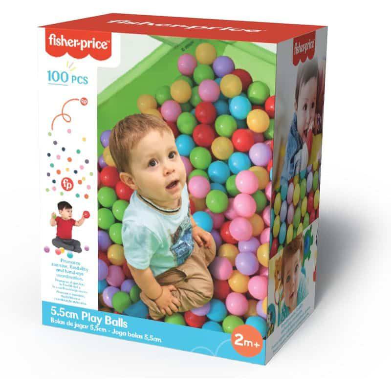 Fisher Price Pack de 100 bolas macias Cores