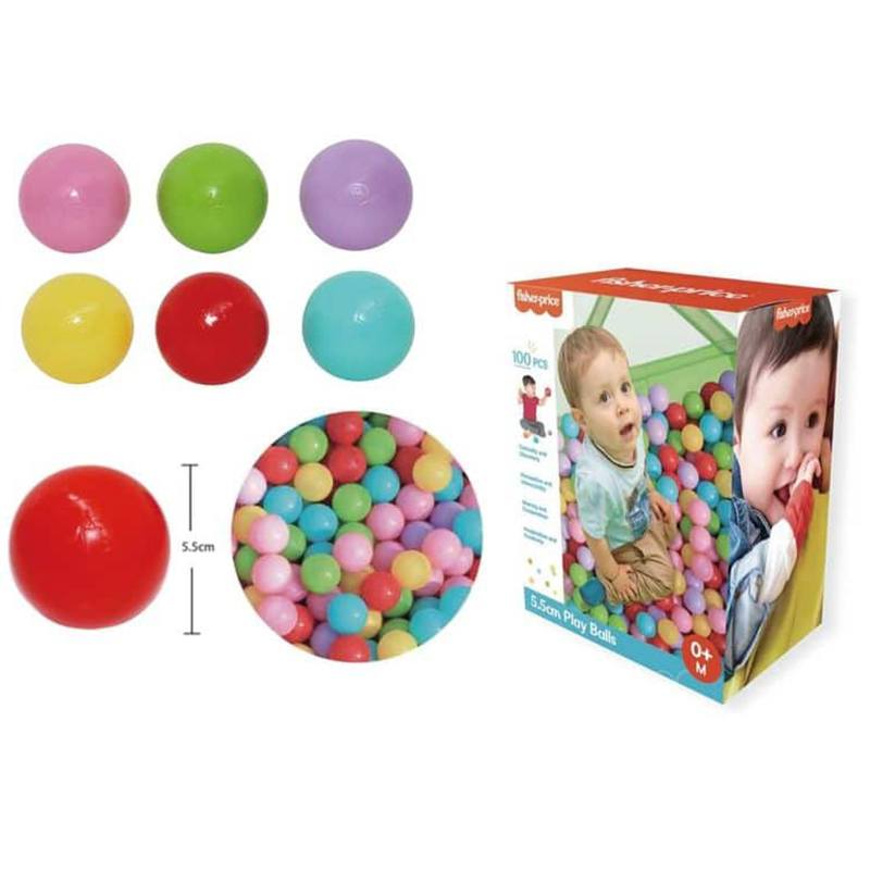 Fisher Price Pack de 100 bolas macias Cores - Imagem 1