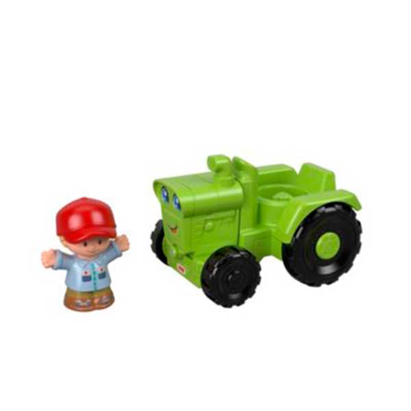 Little People Vehículo Tractor con Figura - Imagen 1