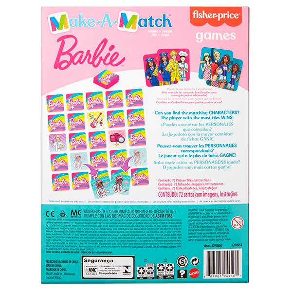 Barbie Jogo Memory Game - Imagem 1