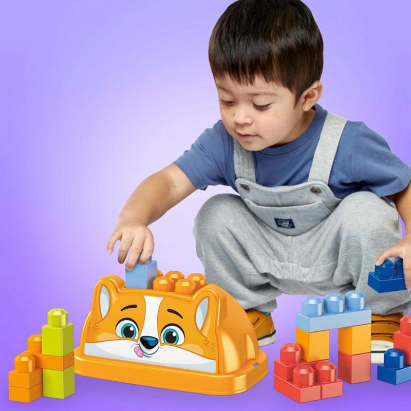 Cubo Bloques Perrito Corgi Fisher Price - Imagen 1