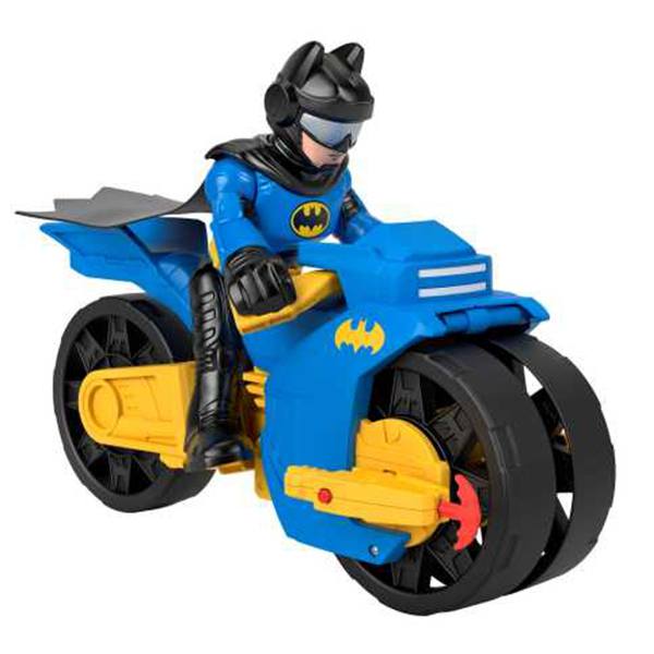 Imaginext DC Super Friends Batman Moto XL con figura - Imagen 1