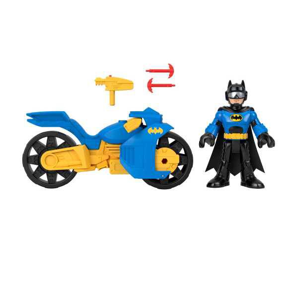 Imaginext DC Super Friends Batman Moto XL con figura - Imatge 1