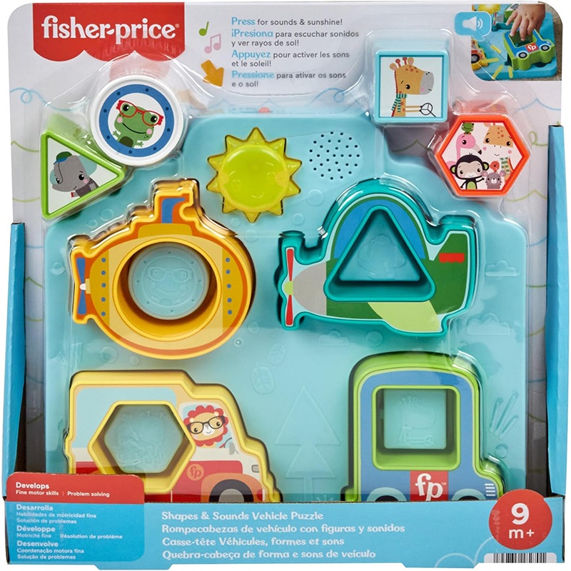 Fisher-Price Rompecabezas Vehículos Sonidos y Formas - Imagen 4