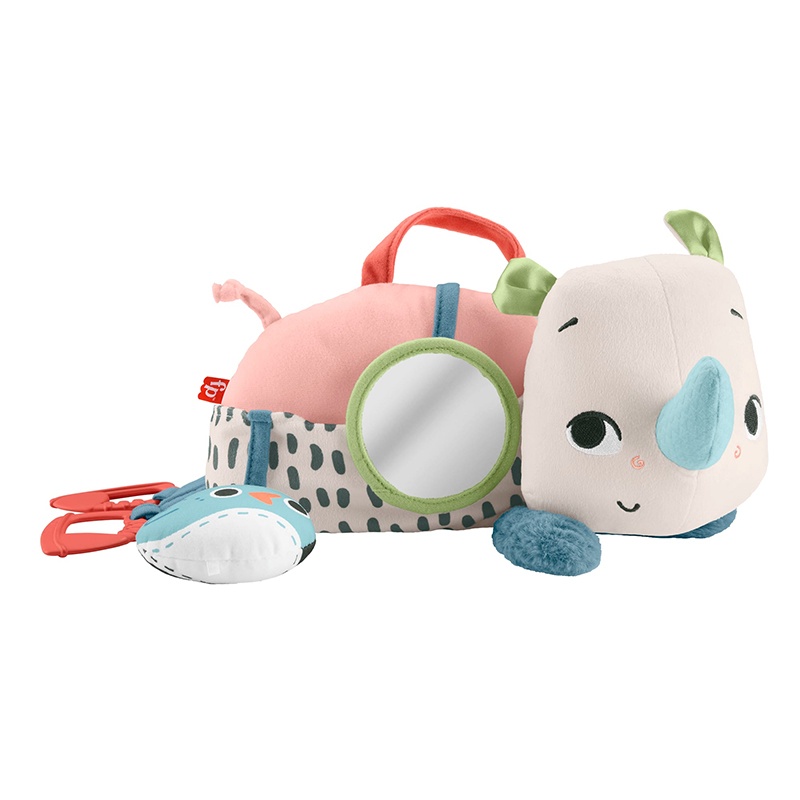 Fisher-Price Planet Friends Rinoceronte Peluche Sensorial para bebés