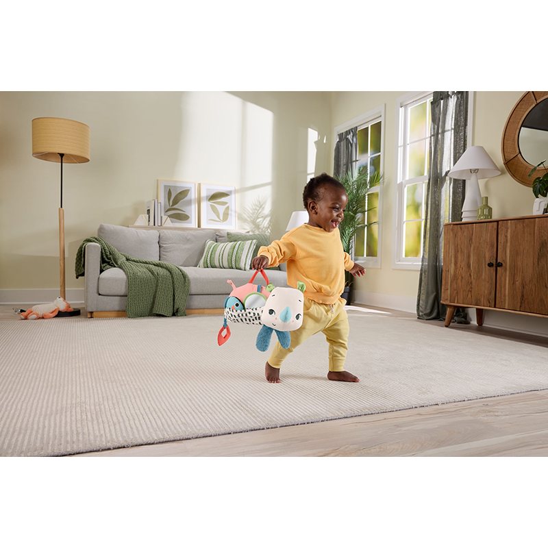 Fisher-Price Planet Friends Rinoceronte Peluche Sensorial para bebés - Imagen 4