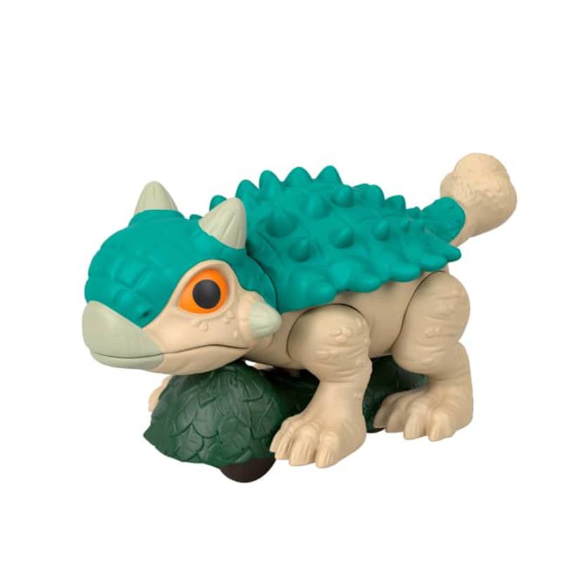 Imaginext Jurassic World Dinosaurio Ankylosaurus con ruedas - Imagen 1