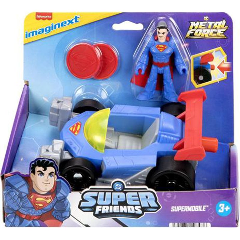 Imaginext DC Super Friends Superman Coche Supermobile - Imagen 2