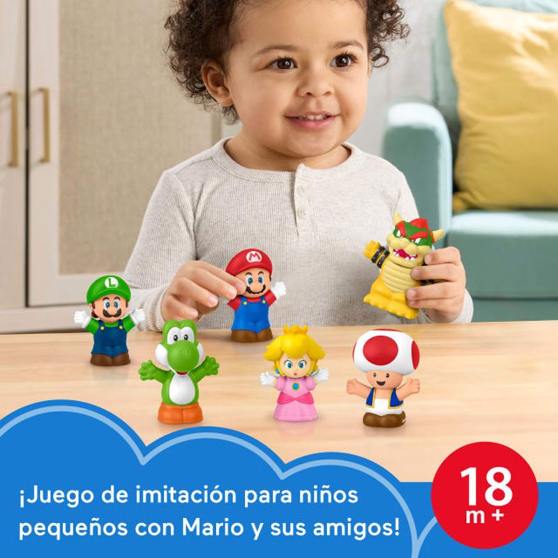 Fisher Price Mario Bross Pack 6 Figuras Infantiles - Imagen 2