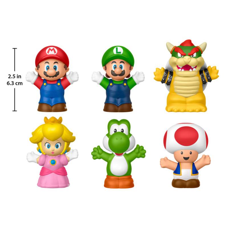 Fisher Price Mario Bross Pack 6 Figuras Infantiles - Imagen 3