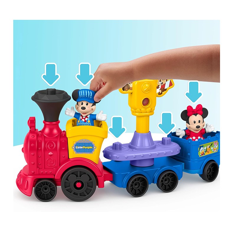 Disney Tren Musical de Mickey y Minnie Little People - Imagen 1
