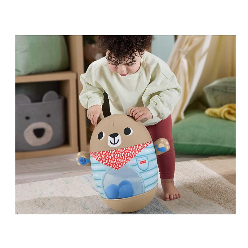 Ursinho Inflável Bate e Balança Fisher Price - Imagem 1