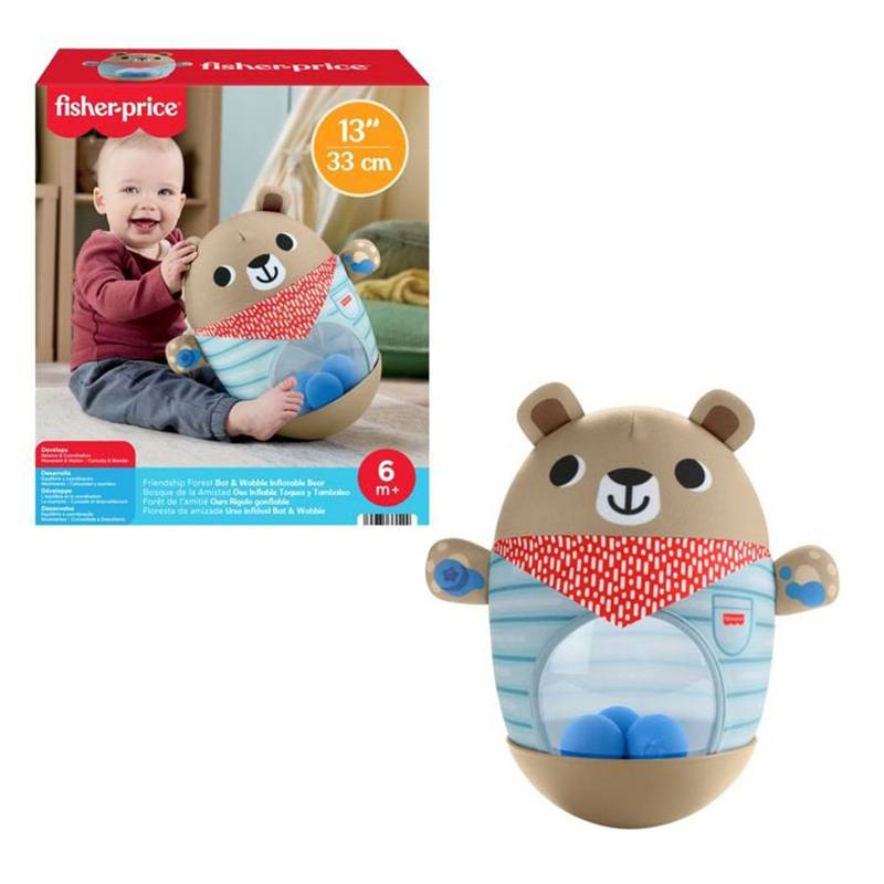 Ursinho Inflável Bate e Balança Fisher Price - Imagem 3