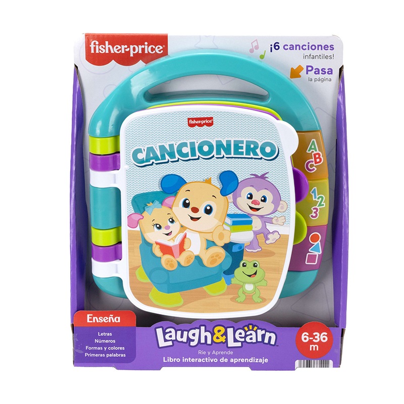 Livro Interativo de Aprendizagem Fisher Price