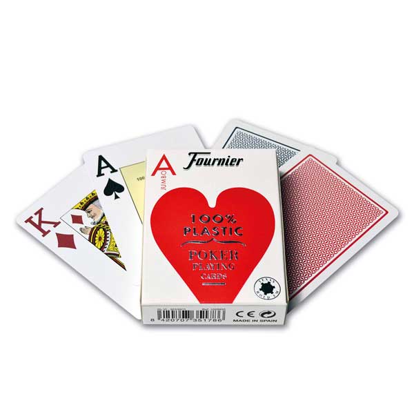 Baralla Cartes Poker de Plàstic - Imatge 1