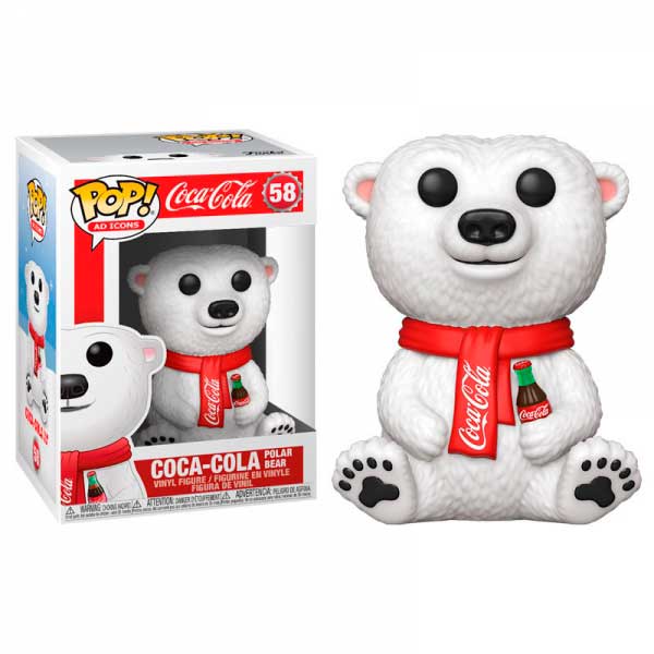 Figura Funko Pop! Coca Cola Polar Bear 58 - Imatge 1