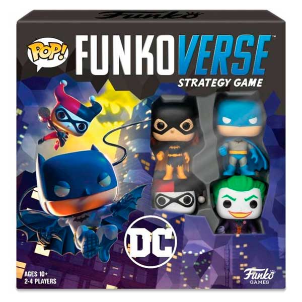 DC Funkoverse Pop! Jogo de Estratégia 4 Figuras - Imagem 1