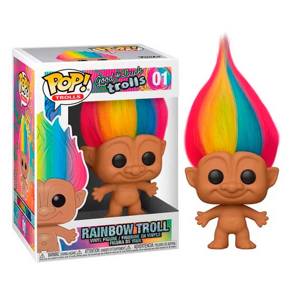 Figura Funko Pop! Rainbow Troll Good Luck Trolls 01 - Imagem 1