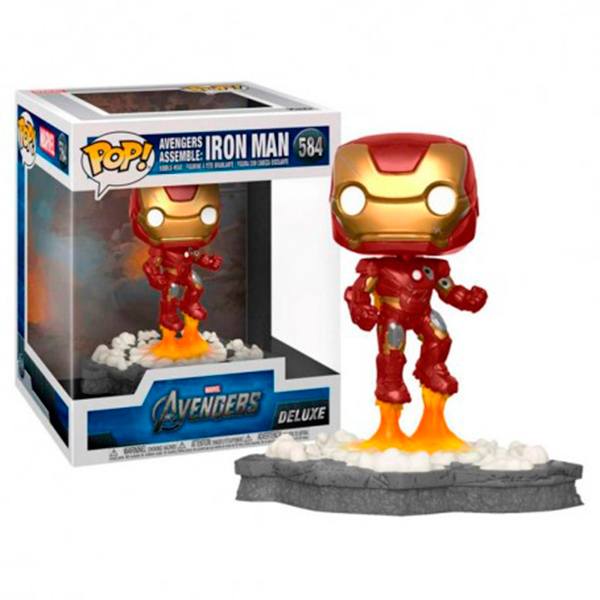 Funko Pop! Marvel Figura Ironman Deluxe 584 - Imagem 1
