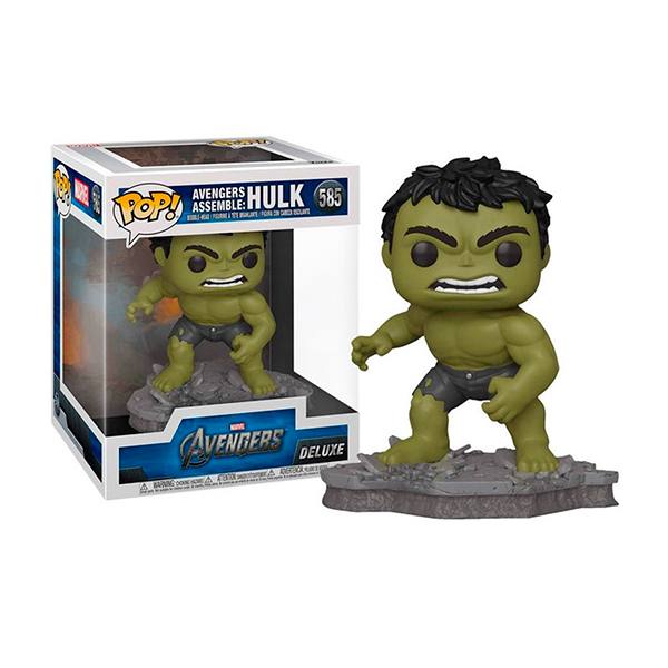 Funko Pop! Marvel Figura Hulk Deluxe 585 - Imagem 1