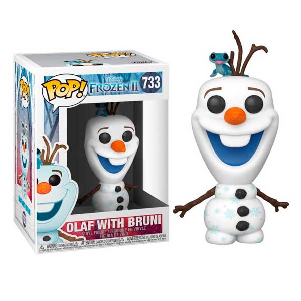Figura Funko Pop! Olaf con Bruni Frozen 2 Disney 733 - Imagem 1