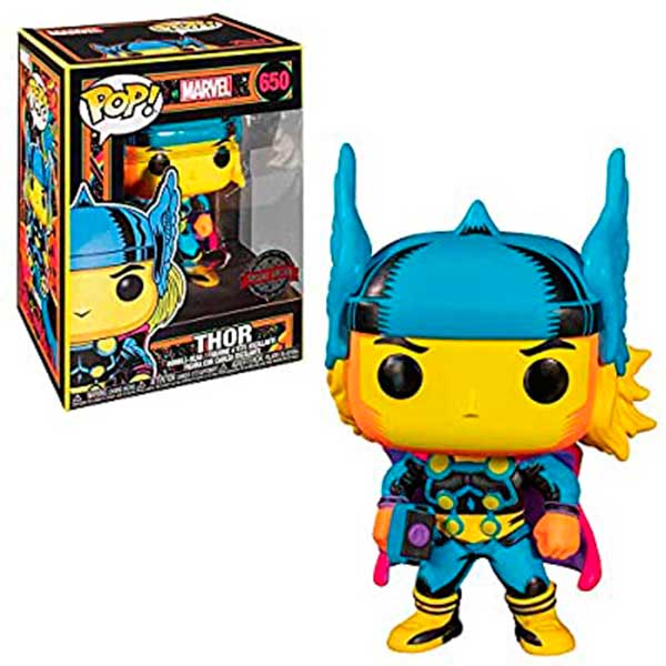 Figura Funko Pop! Thor Black Light Marvel 650 - Imatge 1