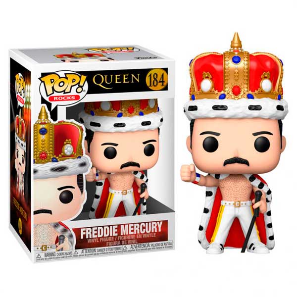 Figura Funko Pop! Freddie Mercury King Queen 184 - Imagem 1