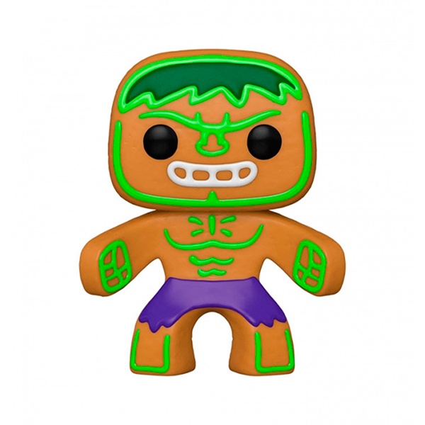Funko Pop! Marvel Figura Gingerbread Hulk Navidad 935 - Imagem 1