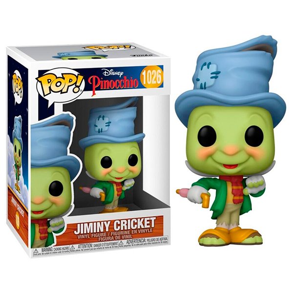 Funko Pop! Disney Figura Jimmy Cricket 1026 - Imagem 1
