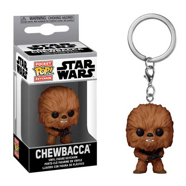 Chaveiro Figura Funko Pop! Chewbacca Star Wars - Imagem 1