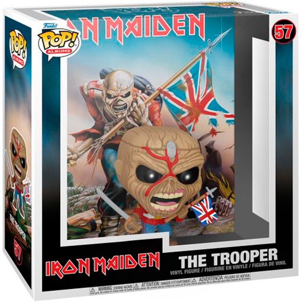 Funko Pop! Albums Iron Maiden Figura The Trooper 57 - Imagem 1
