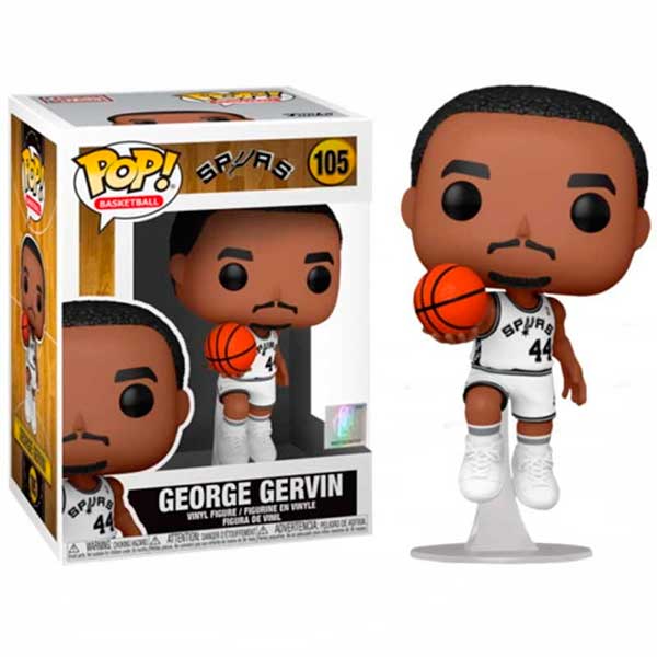 Figura Funko Pop! George Gervin NBA Legends 105 - Imagem 1