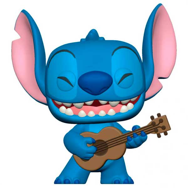 Figura Funko Pop! Stitch com Ukulele Lilo e Stitch 1044 - Imagem 1