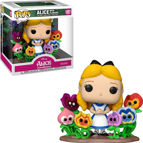 Funko Pop! Disney Figura Alice with Flowers 1057 - Imagem 1