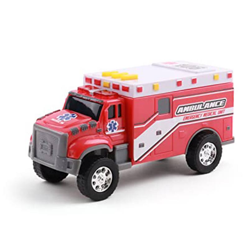 Ambulancia luces y sonidos 13cm