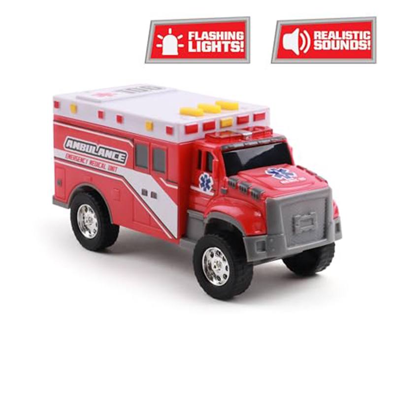 Ambulancia luces y sonidos 13cm - Imagen 1