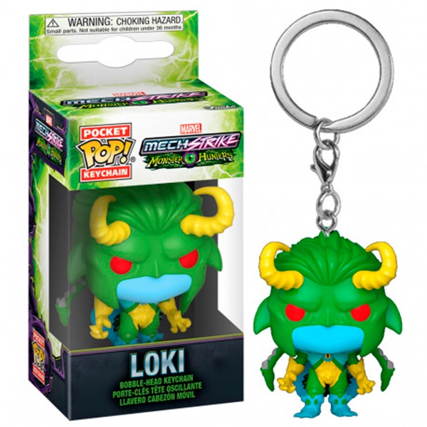 Funko Pop! Marvel Llavero Monster Hunters Loki - Imagen 1