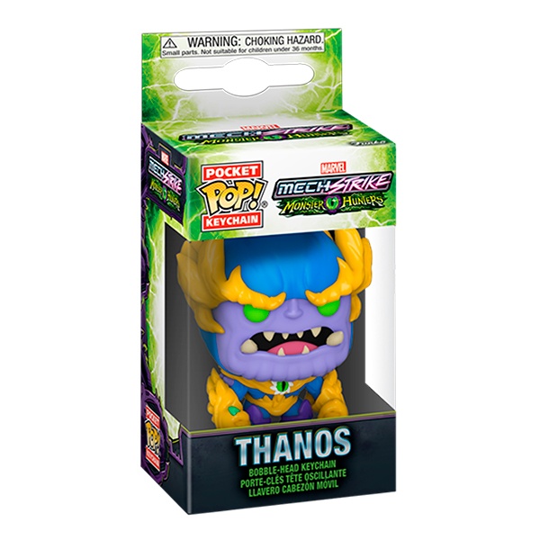 Funko Pop! Marvel Chaveiro Monster Hunters Thanos - Imagem 1