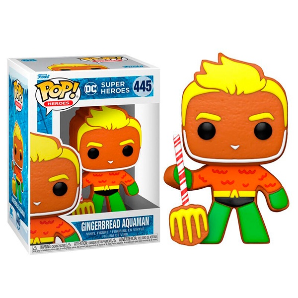 Funko Pop! DC Comics Figura Holiday Aquaman 445 - Imagen 1
