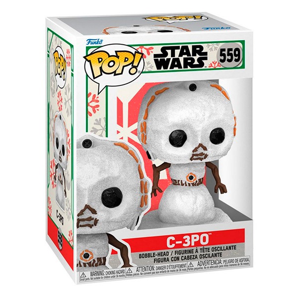 Funko Pop! Star Wars Figura C-3PO Holiday 559 - Imagen 1