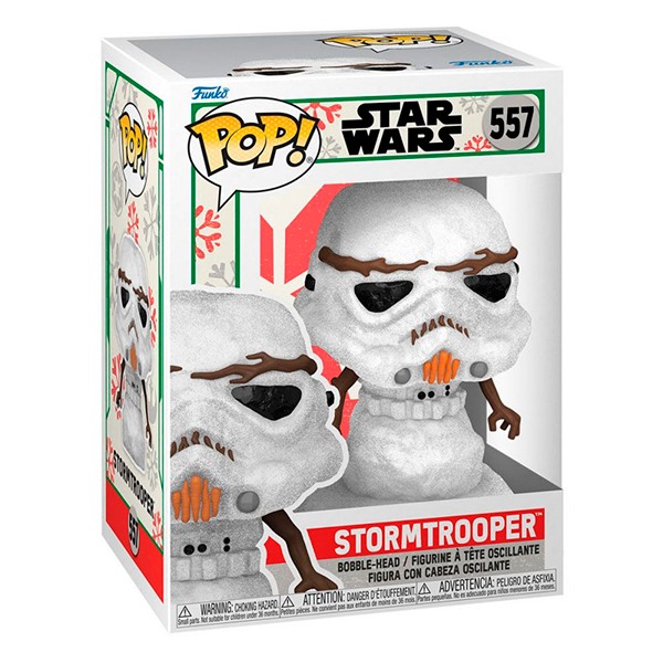 Funko Pop! Star Wars Figura Stormtrooper Holiday 560 - Imagem 1