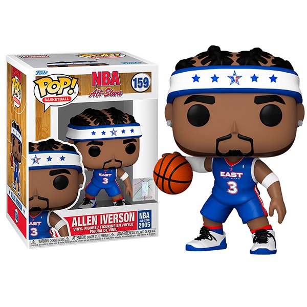 Funko Pop! NBA All-Stars Figura Allen Iverson 159 - Imagen 1