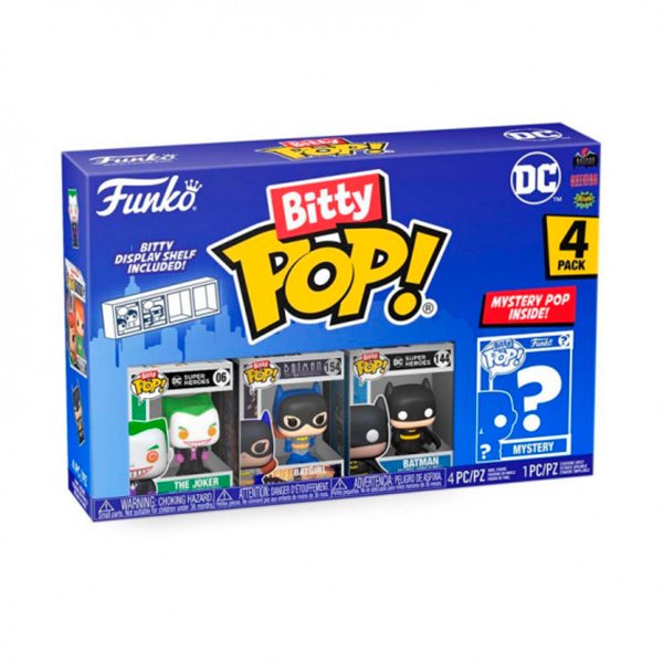 Funko Bitty POP! DC Comics Pack 4 Figuras S2 - Imagem 1