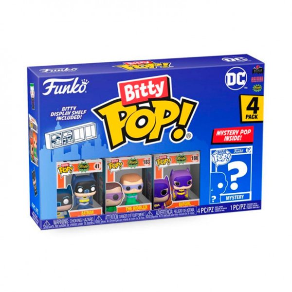 Funko Bitty POP! DC Comics Pack 4 Figuras S4 - Imagem 1