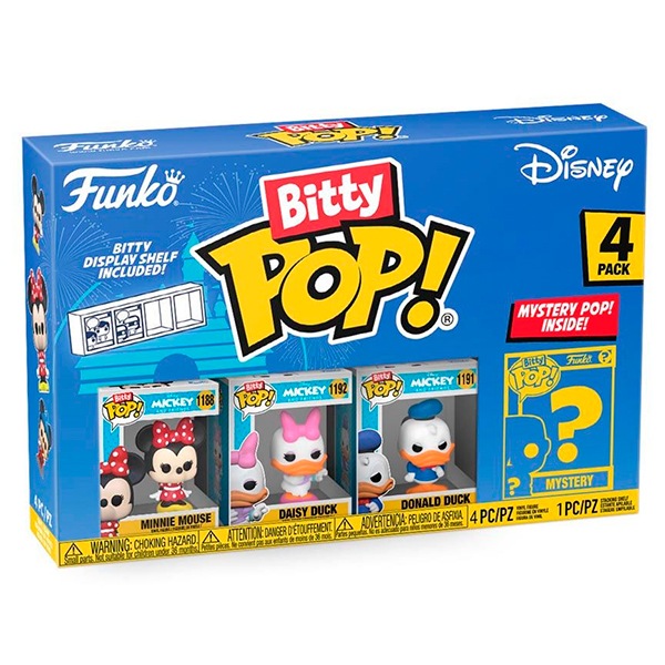 Funko Bitty POP! Disney Pack 4 Figuras S2 - Imagen 1