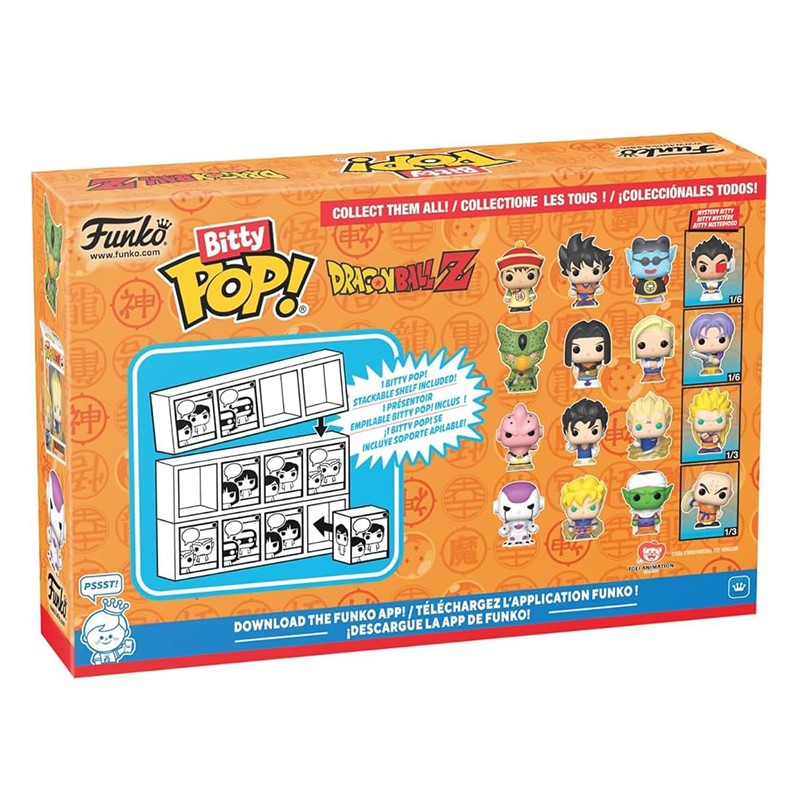 Funko Bitty Pop! Pack 4 Figuras Dragon Ball S1 - Imagen 1