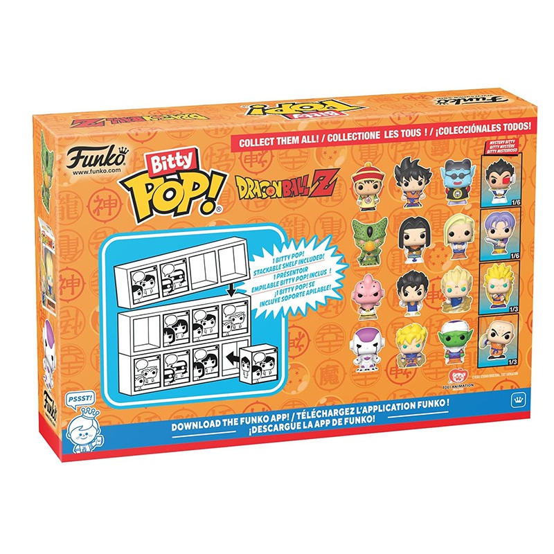 Funko Bitty Pop! Pack 4 Figuras Dragon Ball S2 - Imagen 1