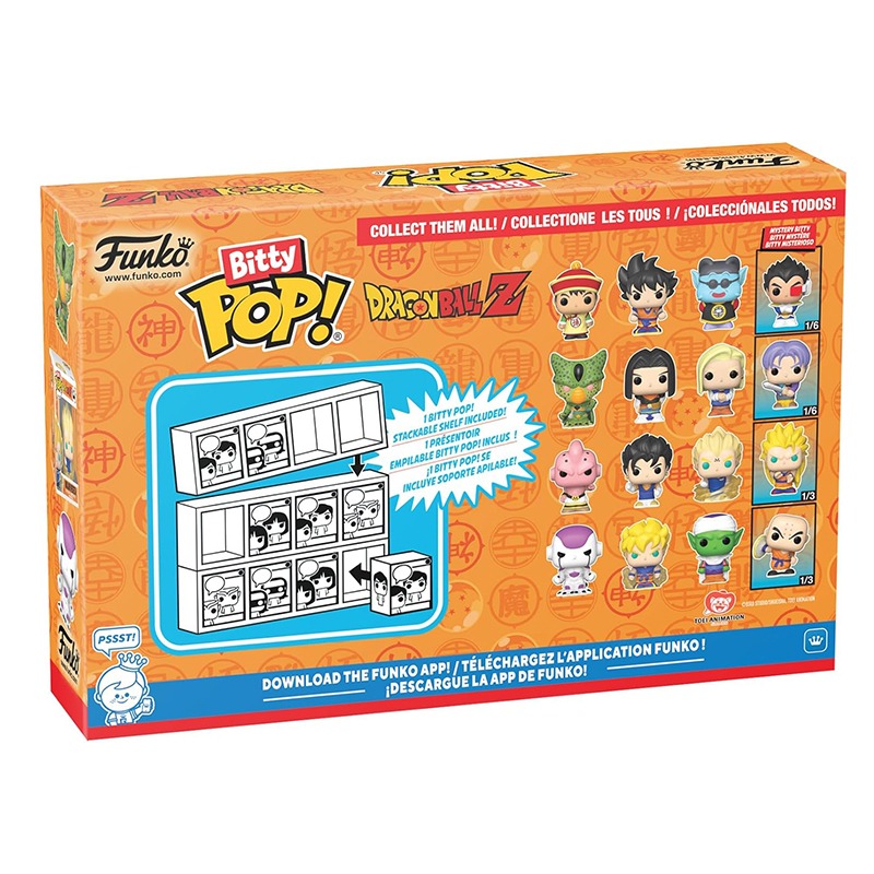 Funko Bitty Pop! Pack 4 Figuras Dragon Ball S3 - Imagen 1