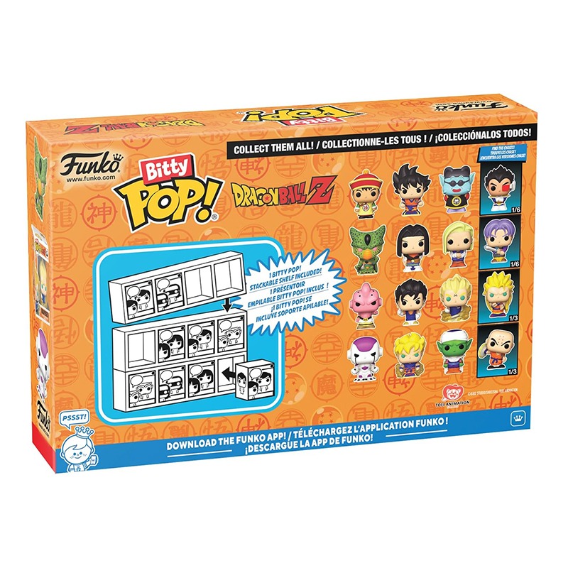 Funko Bitty Pop! Pack 4 Figuras Dragon Ball S4 - Imagen 1